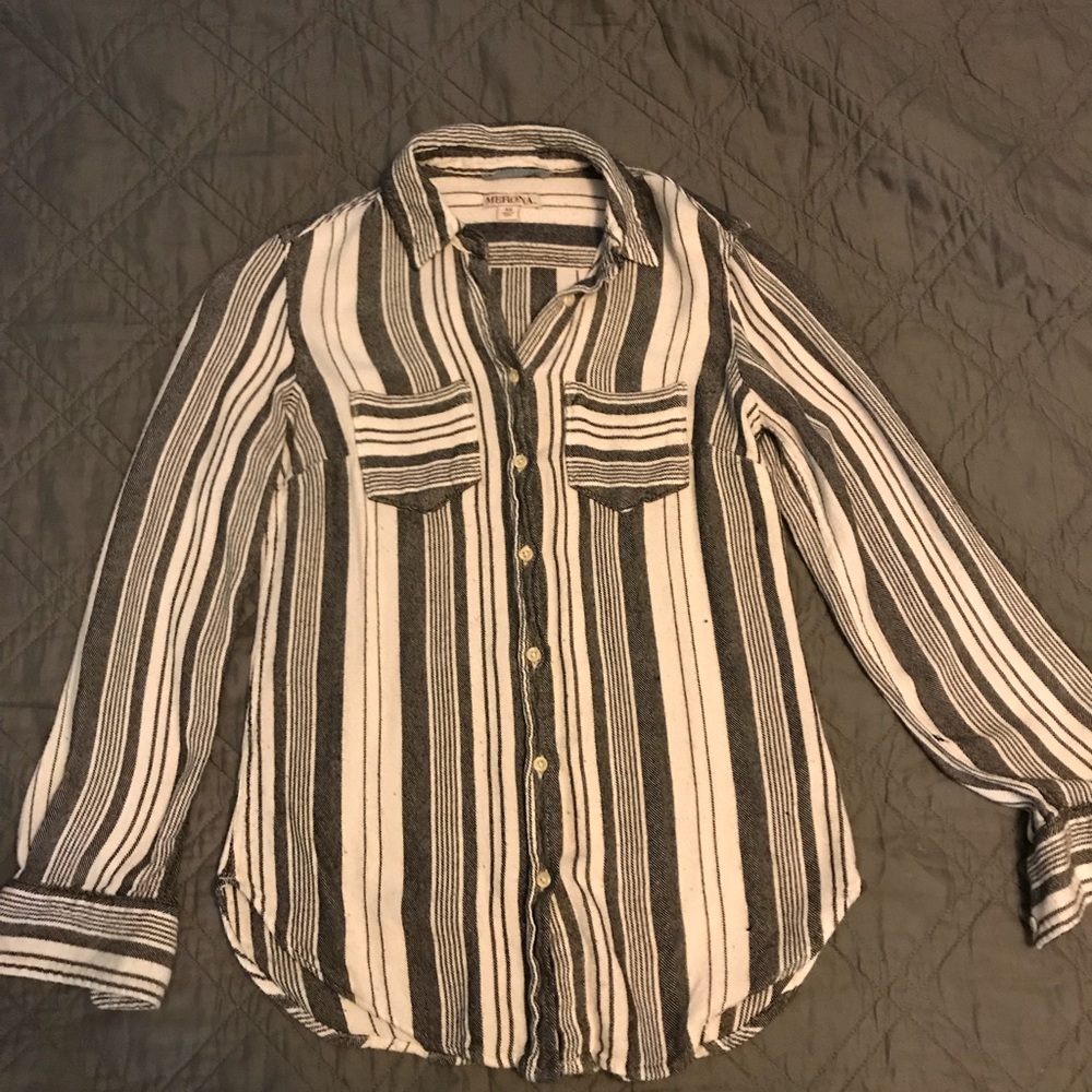 🔴 Merona button down